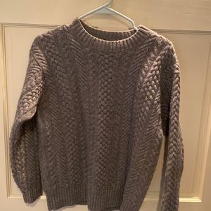 Gray Wool Pendleton Sweater
